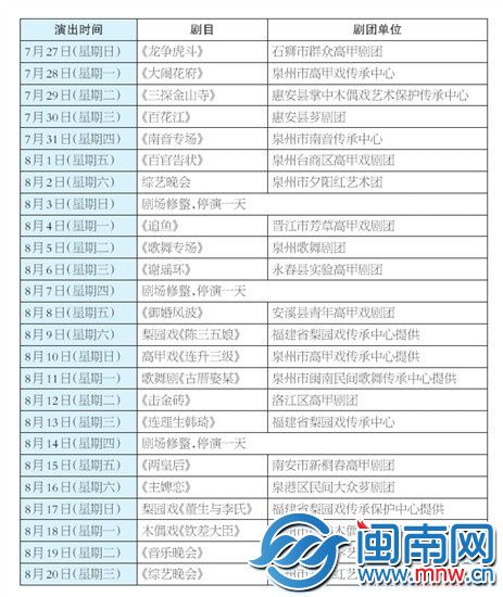 活动持续到8月下旬，戏迷不要错过