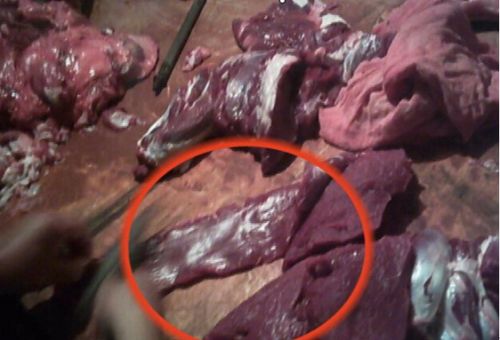 猪肉“变形记”  三明菜市场惊现假牛肉