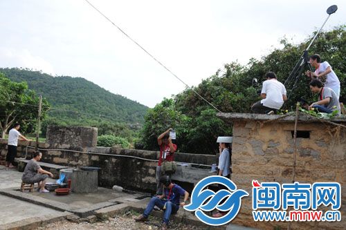 微电影《二狗娶亲》在泉港界山镇的拍摄现场