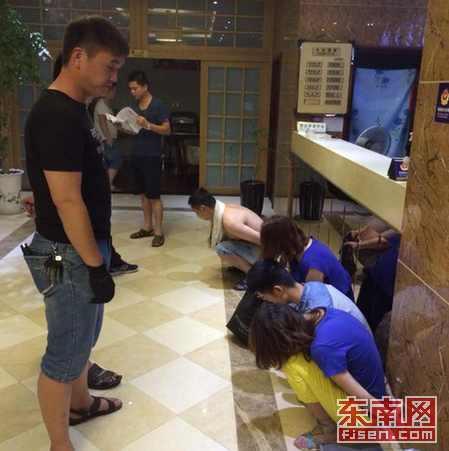 逮捕现场
