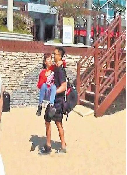 陈意涵被绯闻男友公主抱