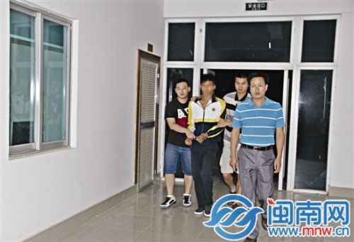 案发9小时后，嫌疑人涂某民向诏安警方投案自首（警方供图）