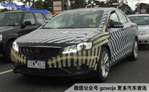 &nbsp;吉利GC9路试图