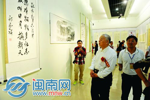 书画展现场
