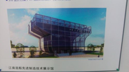 这个扑朔迷离的建筑的确是中国国产航母的模拟分段，在接受解放军军方验收完之后，船厂方面再将其改造成展览馆，达到物尽其用的效果。