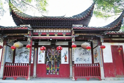 金将军庙被烧毁之前的样子(资料图)