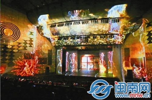 如梦如幻的光州影像表演