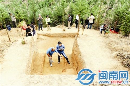 辽田尖遗址考古挖掘现场