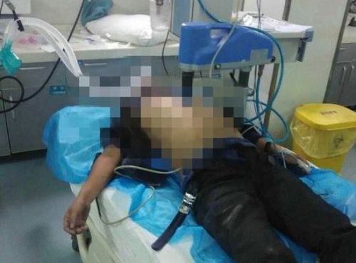 河南民权县货车司机超载被罚款3万后喝农药自杀 致1死1伤