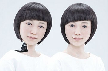 日本火爆超真实机器人组图 复制版偶像歌星或成男人的伴侣