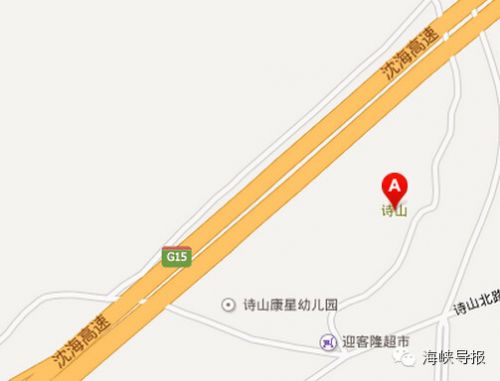事故发生附近地图