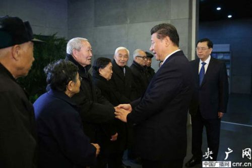 习近平鼓励南京大屠杀幸存者继续见证历史(图)