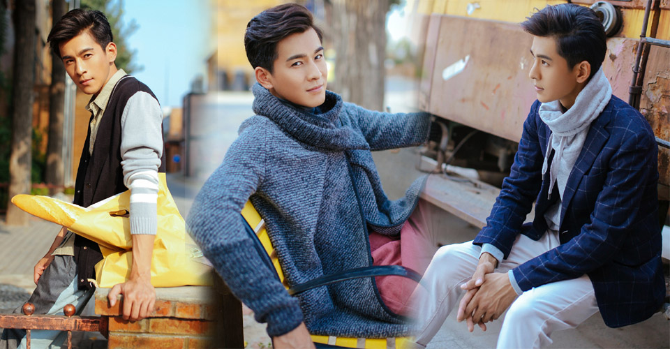 乔振宇冬日暖阳大片化身“雕刻美男” 《昕薇》写真笑意迷人