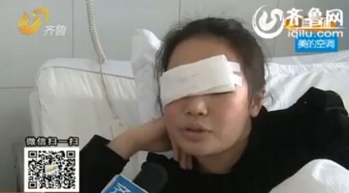 女生脸部遭同班同学划伤十几厘米 重伤缝60多针