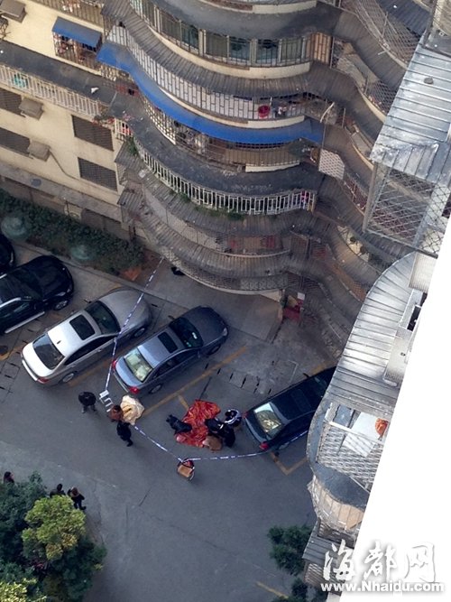 一男子从高楼坠下身亡，家人悲痛万分