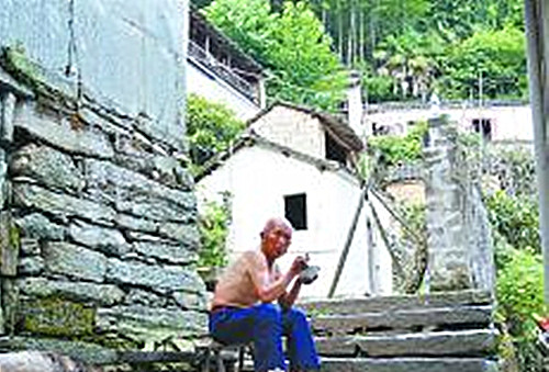 燕窝山庄保留着古风。