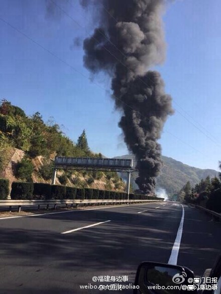 霞浦高速路货车爆炸