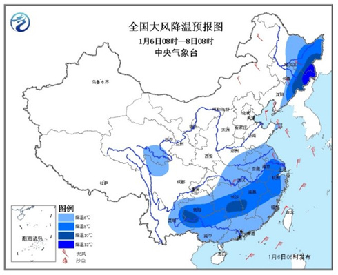 全国降温天气预报：黑龙江、贵州及湖南等地降幅可超10度