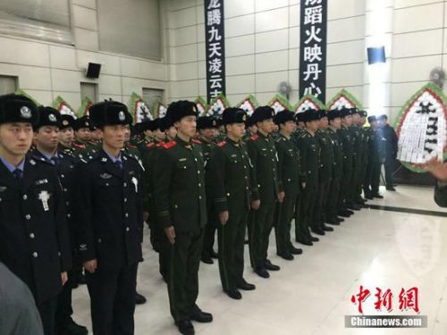 哈尔滨举行追悼会送别&ldquo;1.2&rdquo;火灾5名烈士