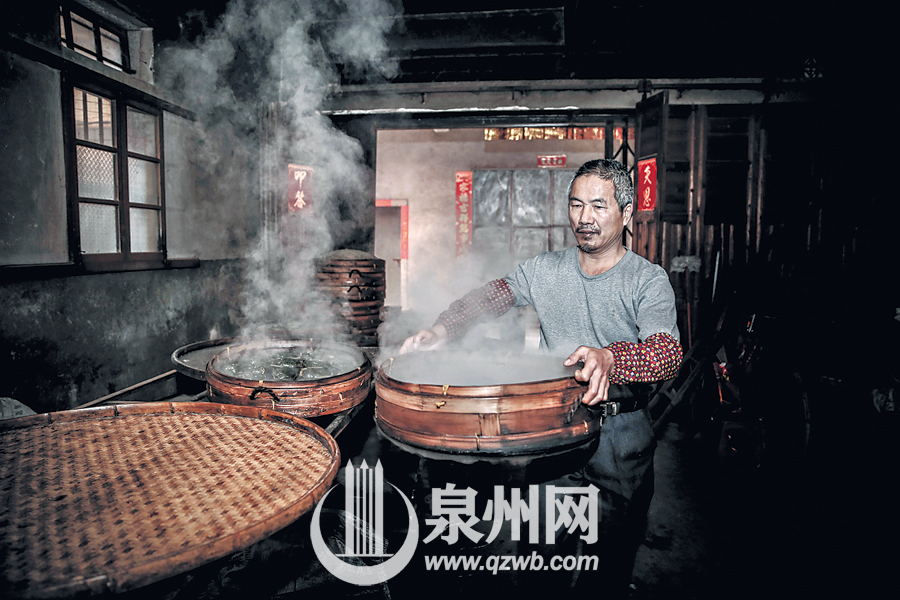 南安洪濑百年老作坊 黑龟粿寓意浓浓的祝福(图)
