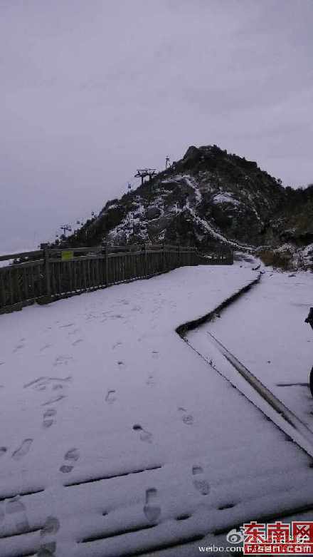 建宁县金铙山雪景图~