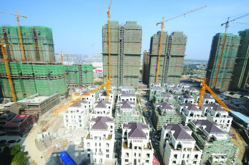 幸福新城安置房也日渐建成