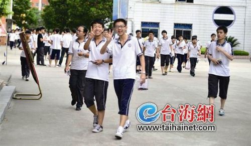▲漳州每年都有几万名学生参加中考(资料图)