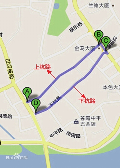 台江的上杭路和下杭路，俗称“双杭”