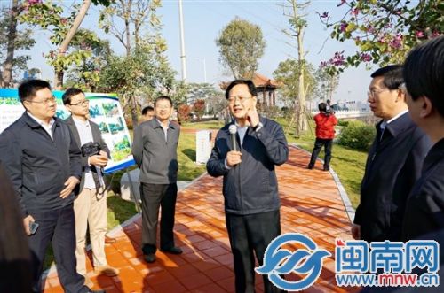 副省长陈冬现场发表讲话