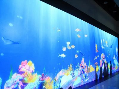 基隆海科馆特展着色水族箱超好玩（图）