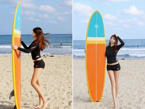 韩国最美体育老师入选美式足球队教练 惊艳私