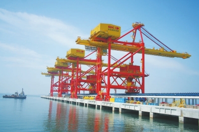 已建成并投入使用的国投湄洲湾煤炭基地