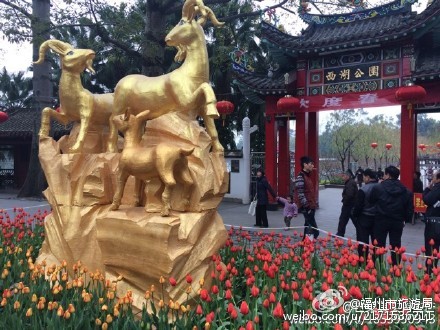 福州西湖公園2015年迎春花展