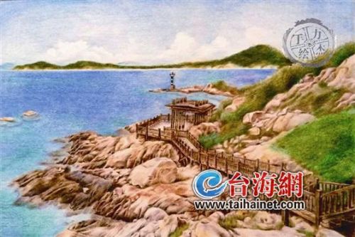 手绘家乡 东山小伙受追捧
