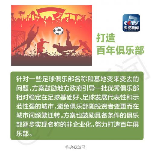 足球改革方案出台:目标是举办世界杯