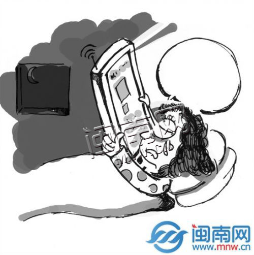 福州某高校手机眩晕看女生哭泣头疼患上莫名抹黑的漫画女孩素描图片
