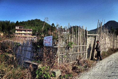 最后一块产田黄石的地已经被保护起来