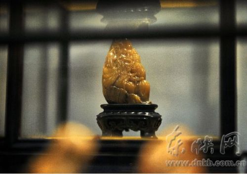 标价几十万的田黄石