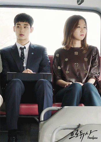 金秀贤齐刘海呆萌调戏孔孝真 韩剧制作人预告视频gif组图曝光