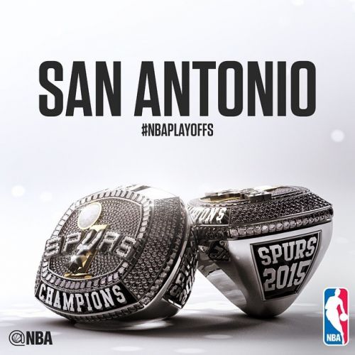 2015NBA总冠军戒指设计图曝光 季后赛16支球