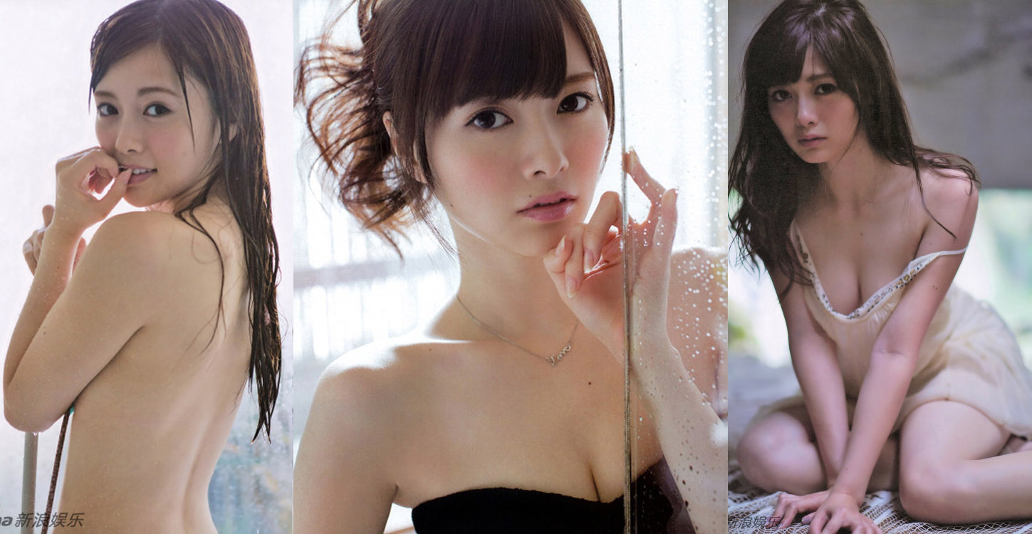 日本乃木坂之颜白石麻衣大胆裸体写真 深沟纤腰露背性感诱惑