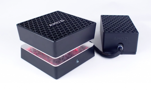 AMD新迷你PC亮相 水冷+Fury X双显卡