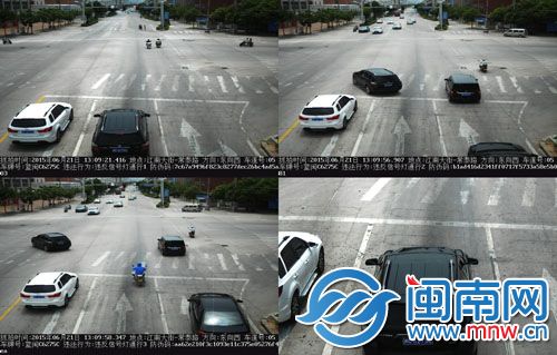 2停在直行道的小车，在直行道亮绿灯时，而此时左转车道仍然是红灯时，该小车由直行道向左转弯，这一行为即为闯红灯。