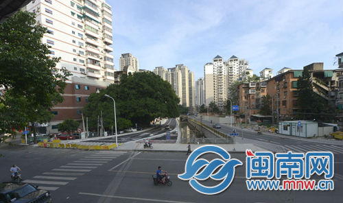 觀風(fēng)亭路北段西側(cè)，今年年初已通車；待東側(cè)通車后，將大大緩解附近的堵情