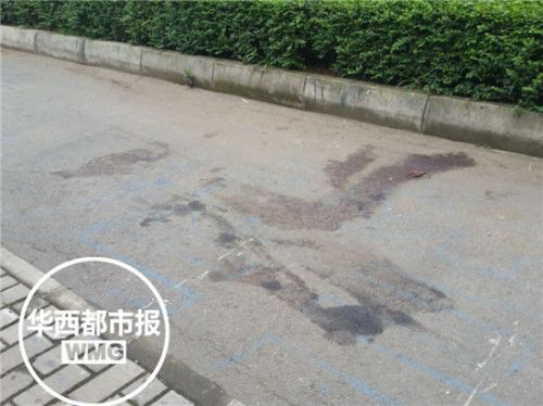 事發(fā)馬路遺留血跡