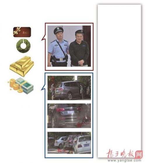 进入法庭时，曹兴龙面带微笑。 朱鼎兆 摄