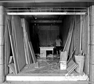 ▲津泰路不少店面重装修