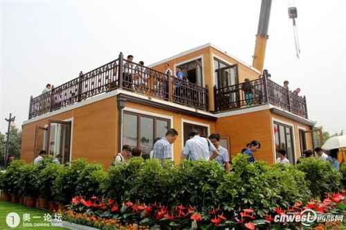 3D打印别墅 精装洋楼3小时搭建完成(图)