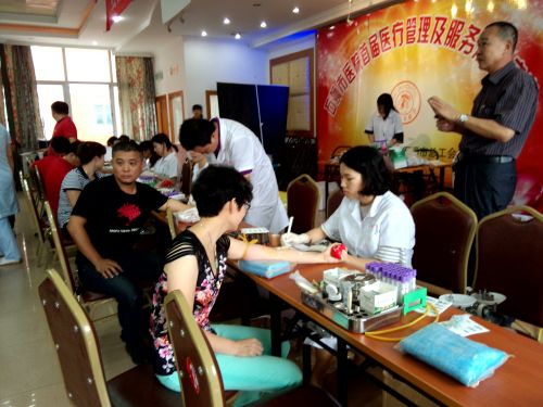 我市开展无偿献血活动