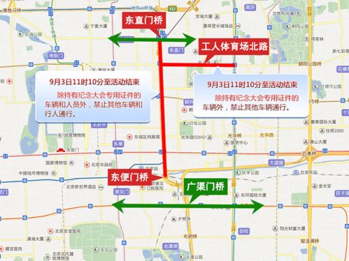 关于中国人民抗日战争暨世界反法西斯战争胜利70周年纪念大会的交通管制通告